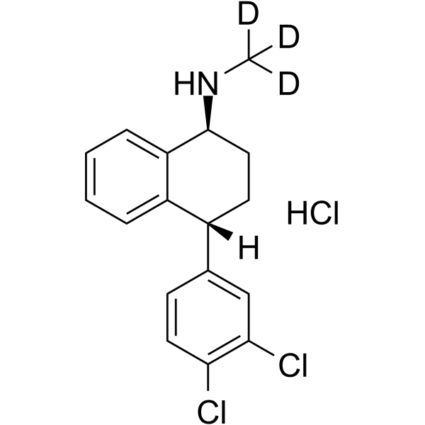 rel-Sertraline-d3 hydrochloride (sertraline d3 hydrochloride (hydrochloride)) 1330180-66-9
